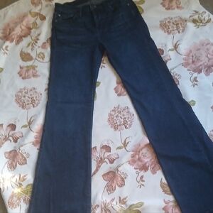 7 For All Mankind Indigo Wide Leg Jeans